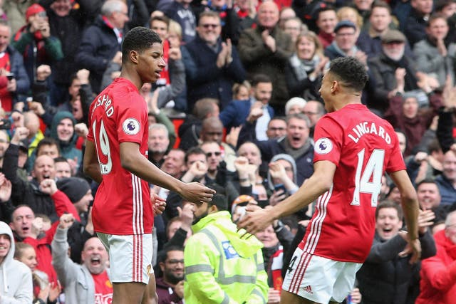 Marcus Rashford and Jesse Lingard gave Manchester United an electricity rarely seen this season