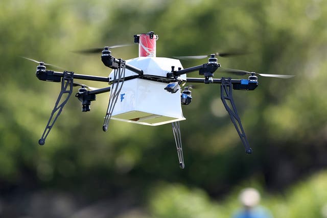 The Civil Aviation Authority said it was the first time an incident involved more than one drone