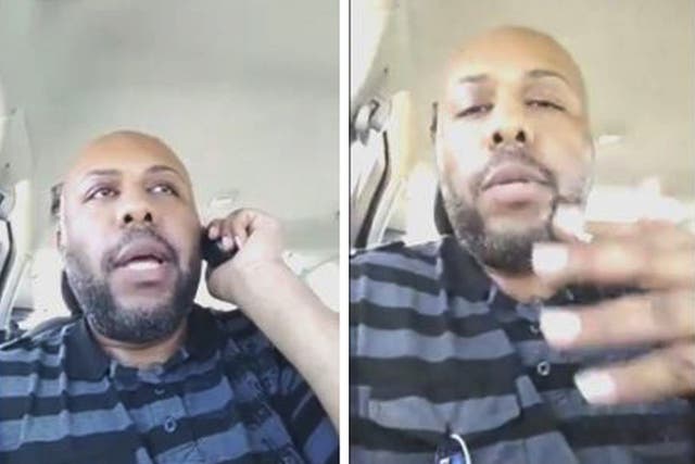 Police are hunting for suspected murderer Steve Stephens, who they have warned is 'armed and dangerous'