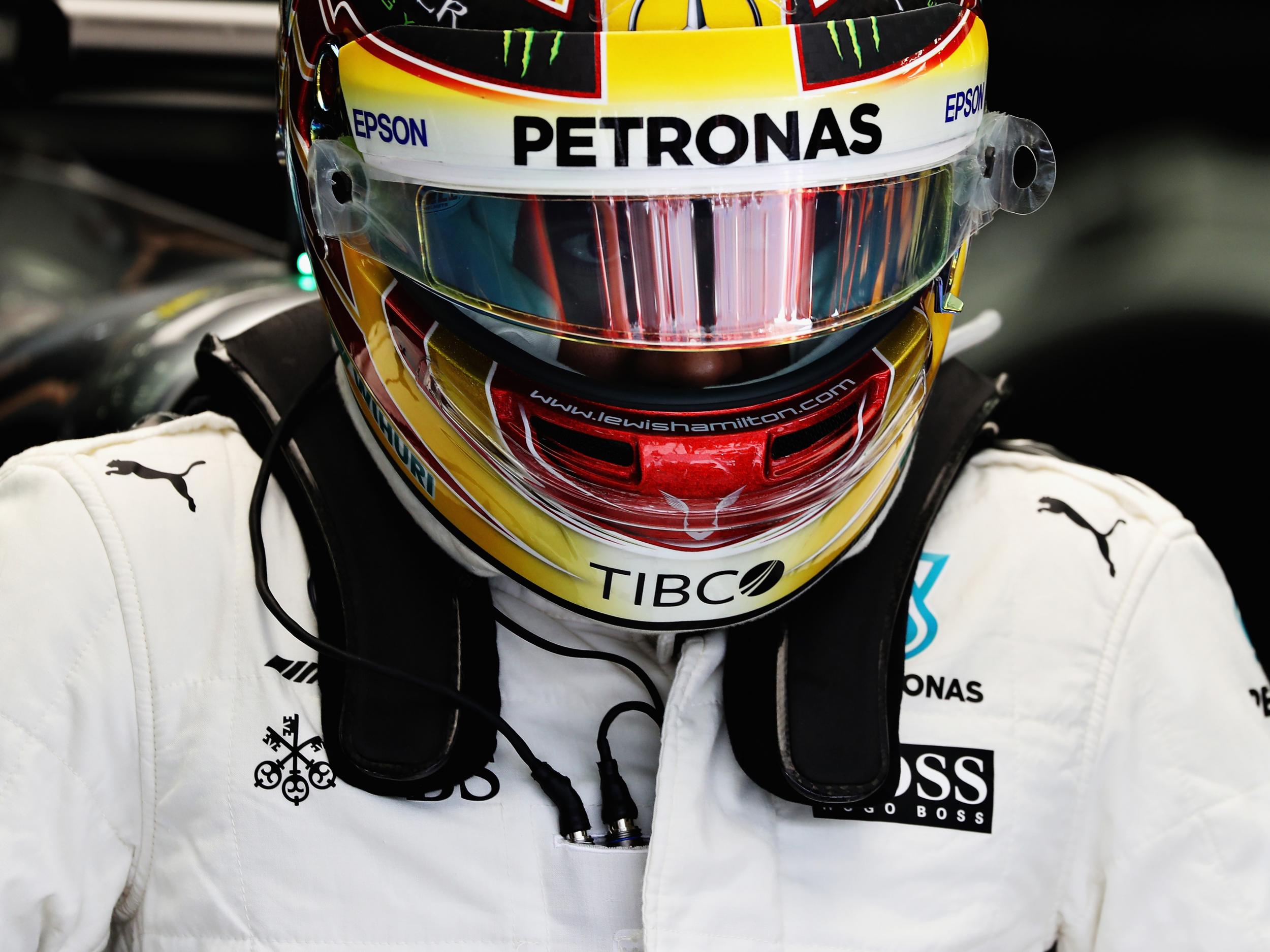 Hamilton could not help but be disappointed with his second-place finish