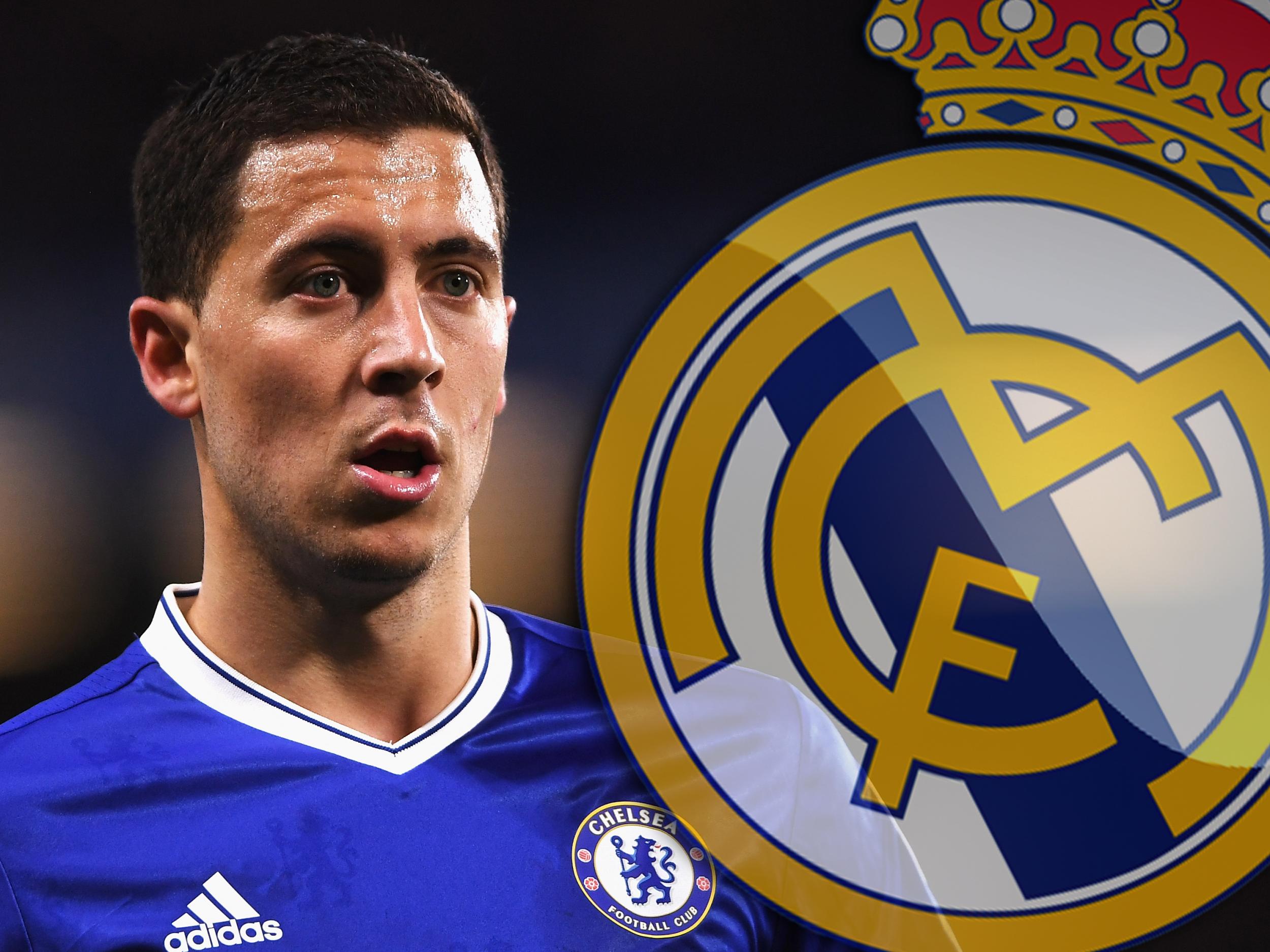 Eden Hazard has been linked with a summer move to Real Madrid