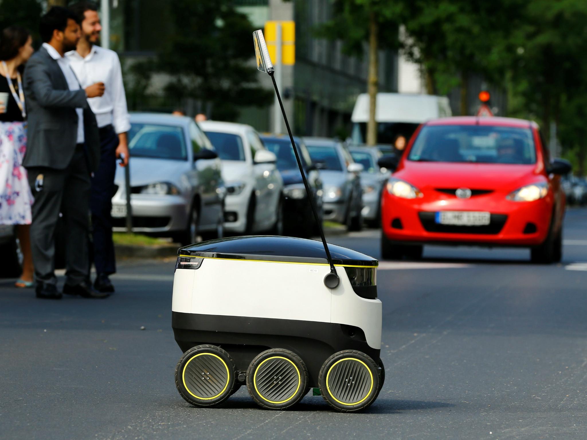 amazon self driving robots