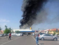 Five killed as plane crashes in Lidl car park in Portugal