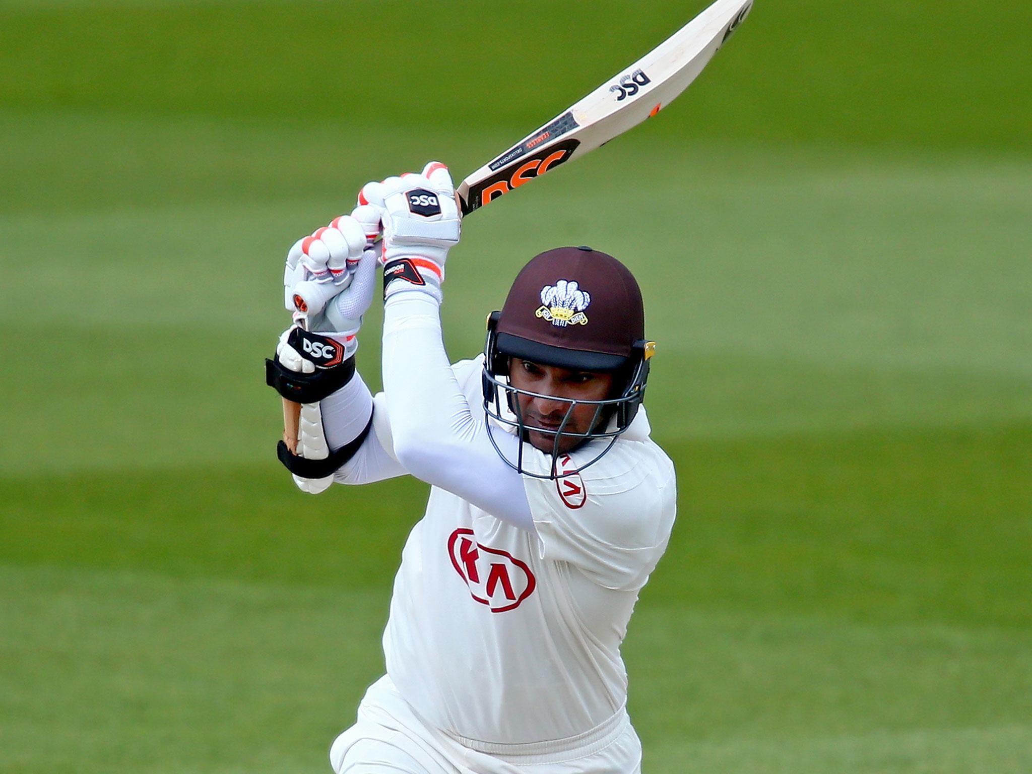 Kumar Sangakkara helped guide Surrey to a well-earned draw