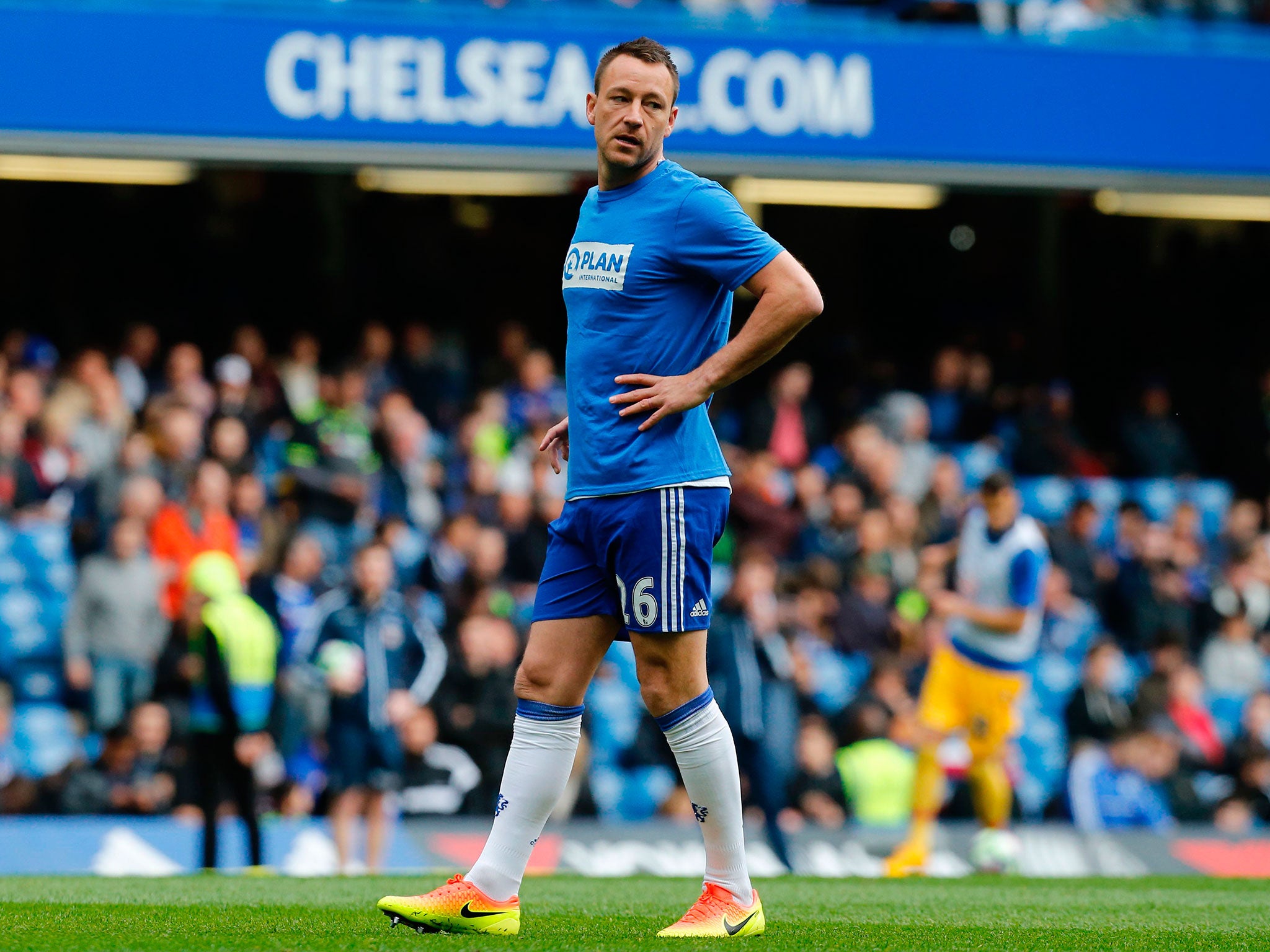 &#13;
Terry announced that he is leaving Chelsea with the club leading the Premier League by four points &#13;