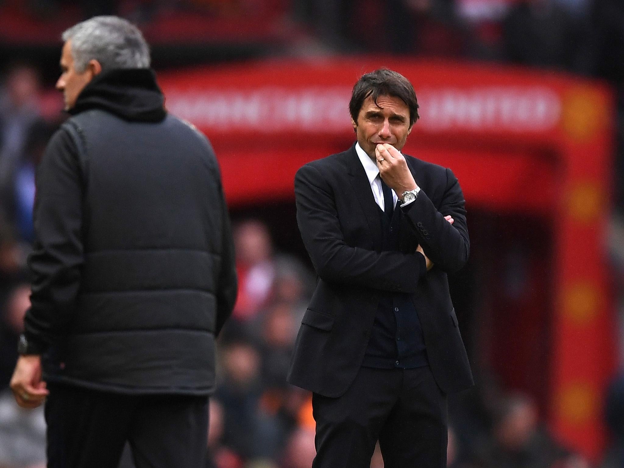 Antonio Conte lacked the energy and passion that he has displayed all season during Chelsea's loss to United