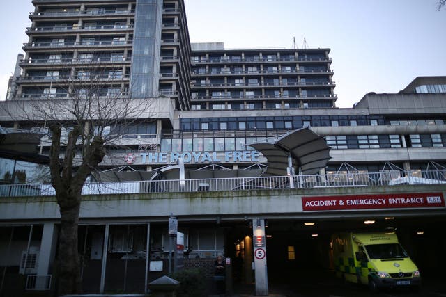 The Royal Free in London is one of four hospitals where a new dedicated police squad will be working to protect staff