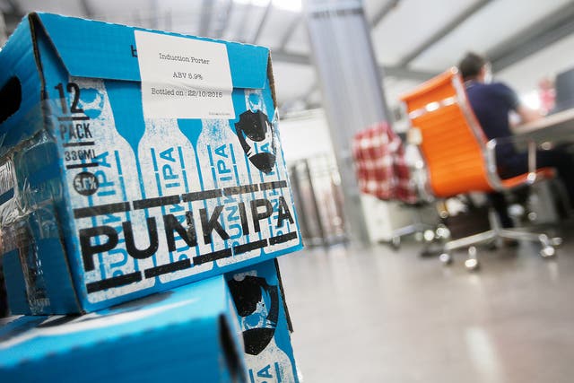 To claim a free can of BrewDog’s Punk IPA, voters can take a picture of themselves outside their polling stations and show that picture to staff at any BrewDog bar