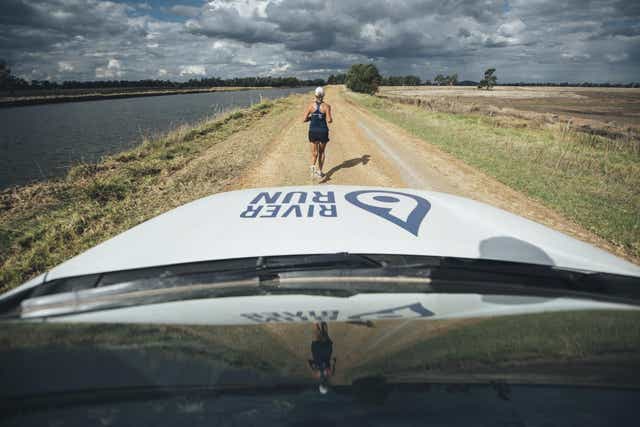 Mina Guli is running the equivalent of 40 marathons along six of the world's best known rivers