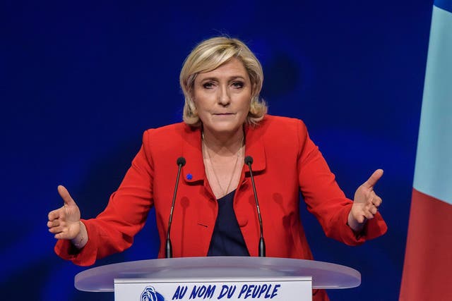 Le Pen has made it clear that she intends to ban the wearing of headscarves, turbans and skull caps in public