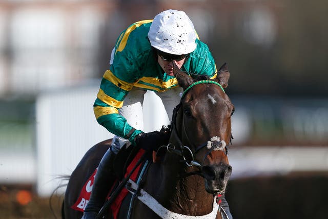 Barry Geraghty broke his right arm in a fall at Market Rasen last July