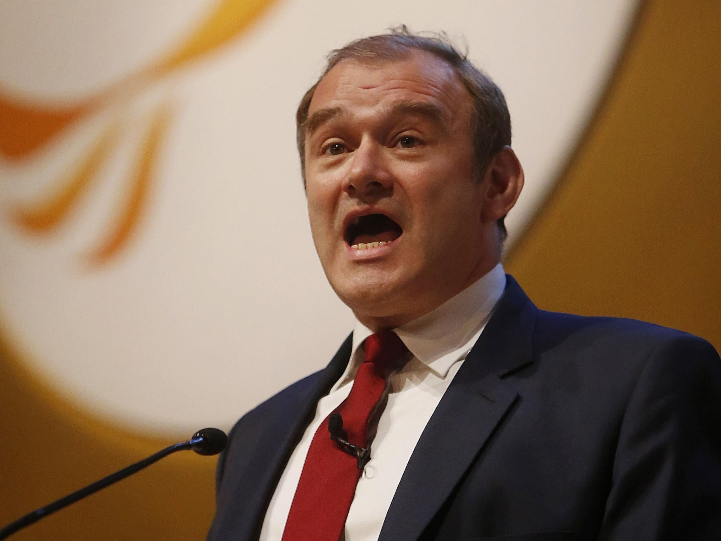 Ed Davey has made it clear he would position the party to the left of centre