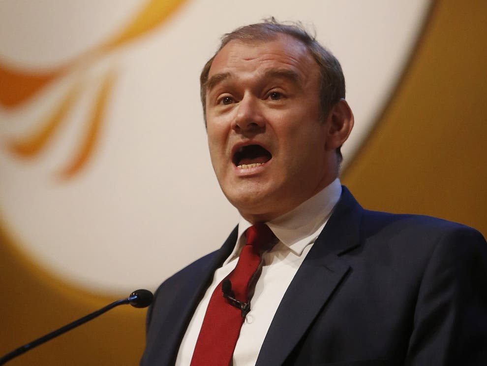 Ed Davey Former Liberal Democrat energy secretary Ed Davey to stand in general ...
