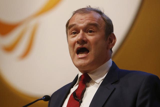 Ed Davey has made it clear he would position the party to the left of centre
