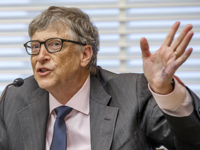 Bill and Melinda Gates have given away about $35bn of stock and cash since 1994