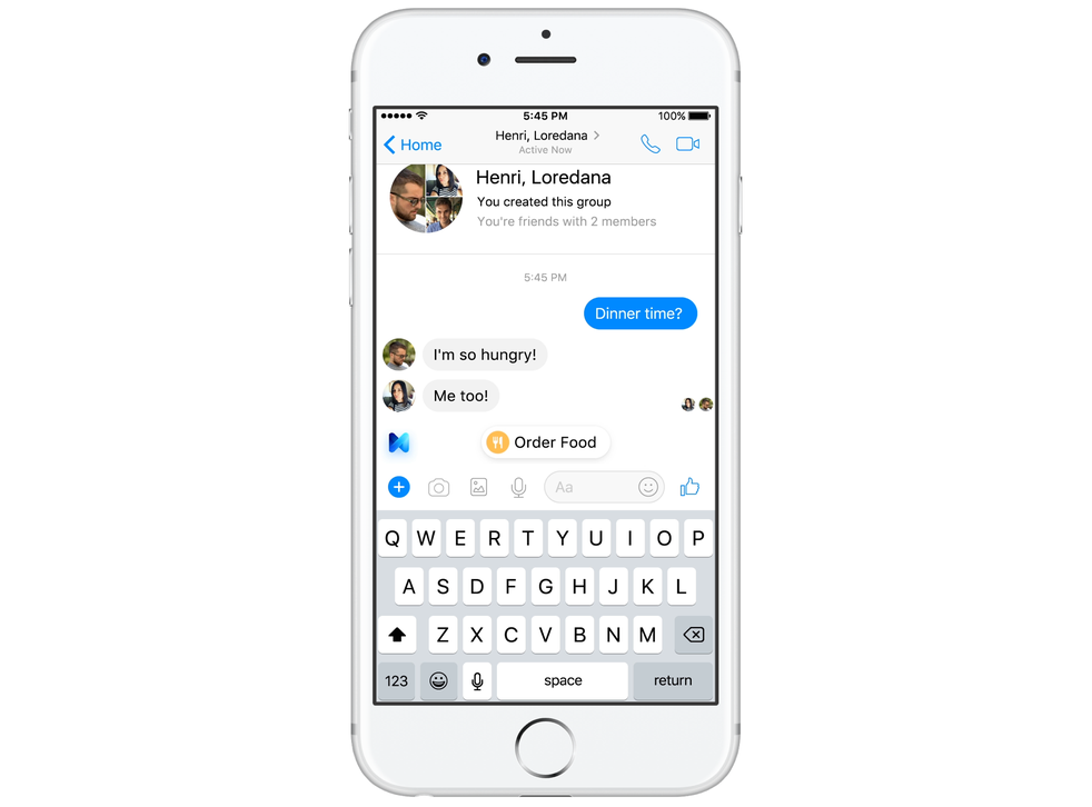 Chat Extensions lets multiple users in a group conversation chat to a company at the same time