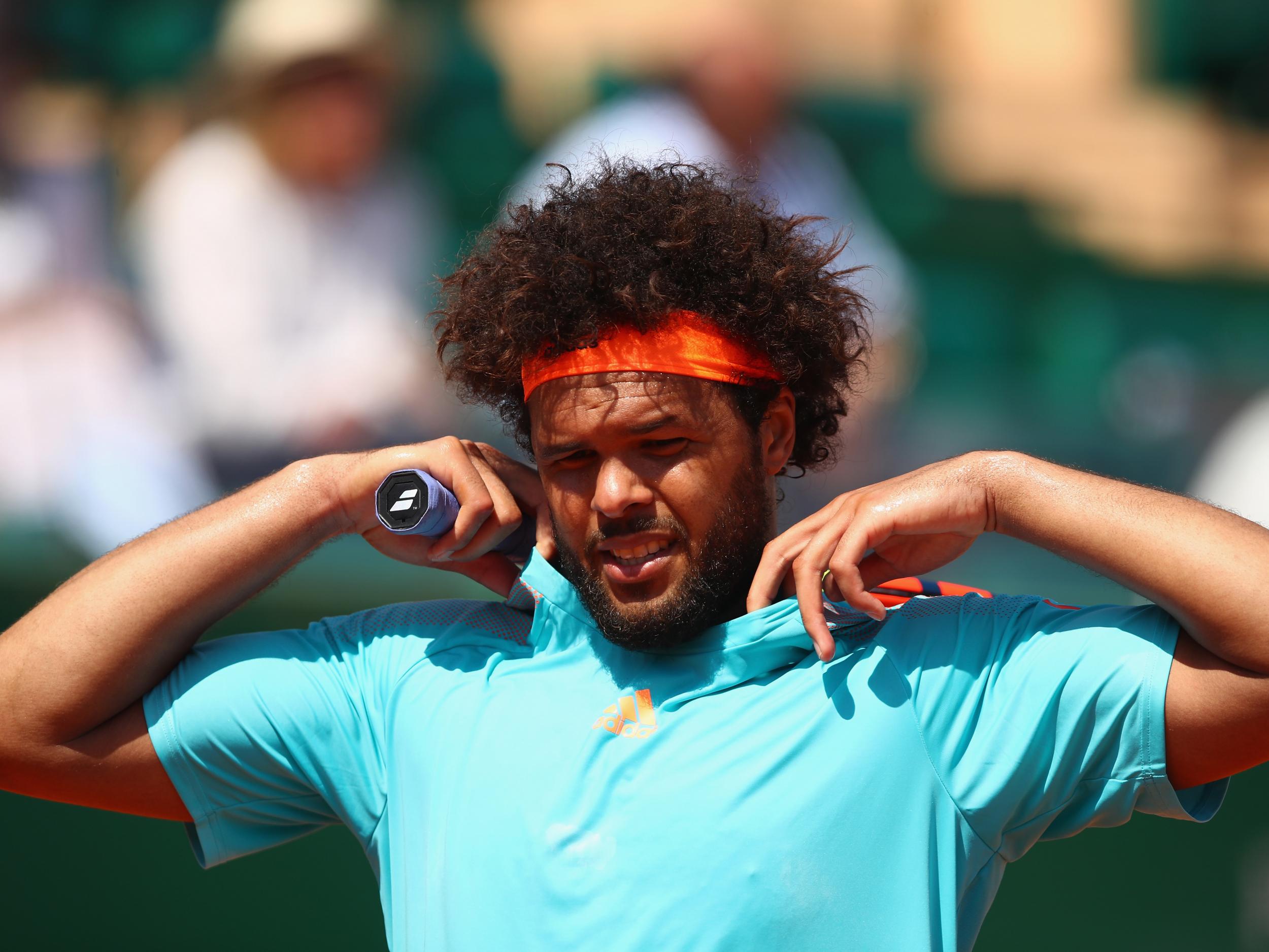 Tsonga crashed out to a qualifier