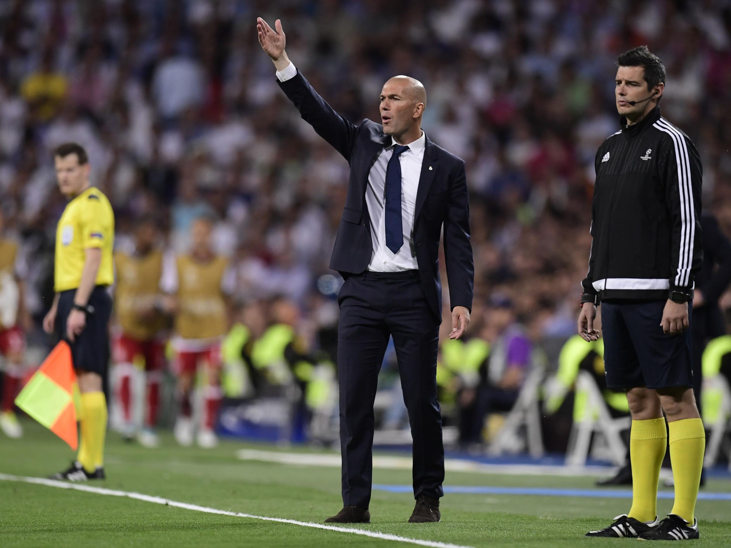 Zidane said he was not looking ahead to next season yet