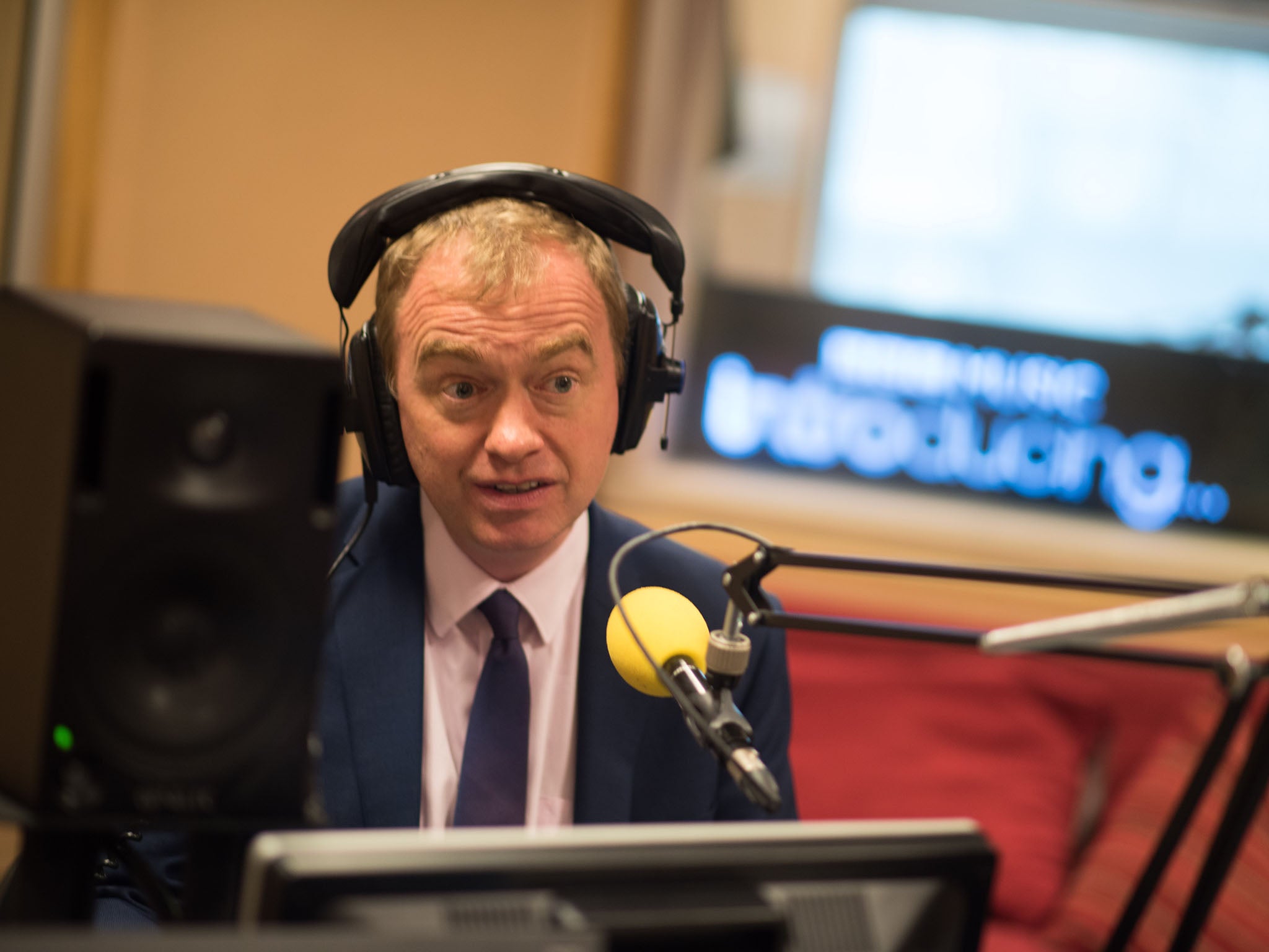 Tim Farron was asked three times today if he thought gay sex was a sin