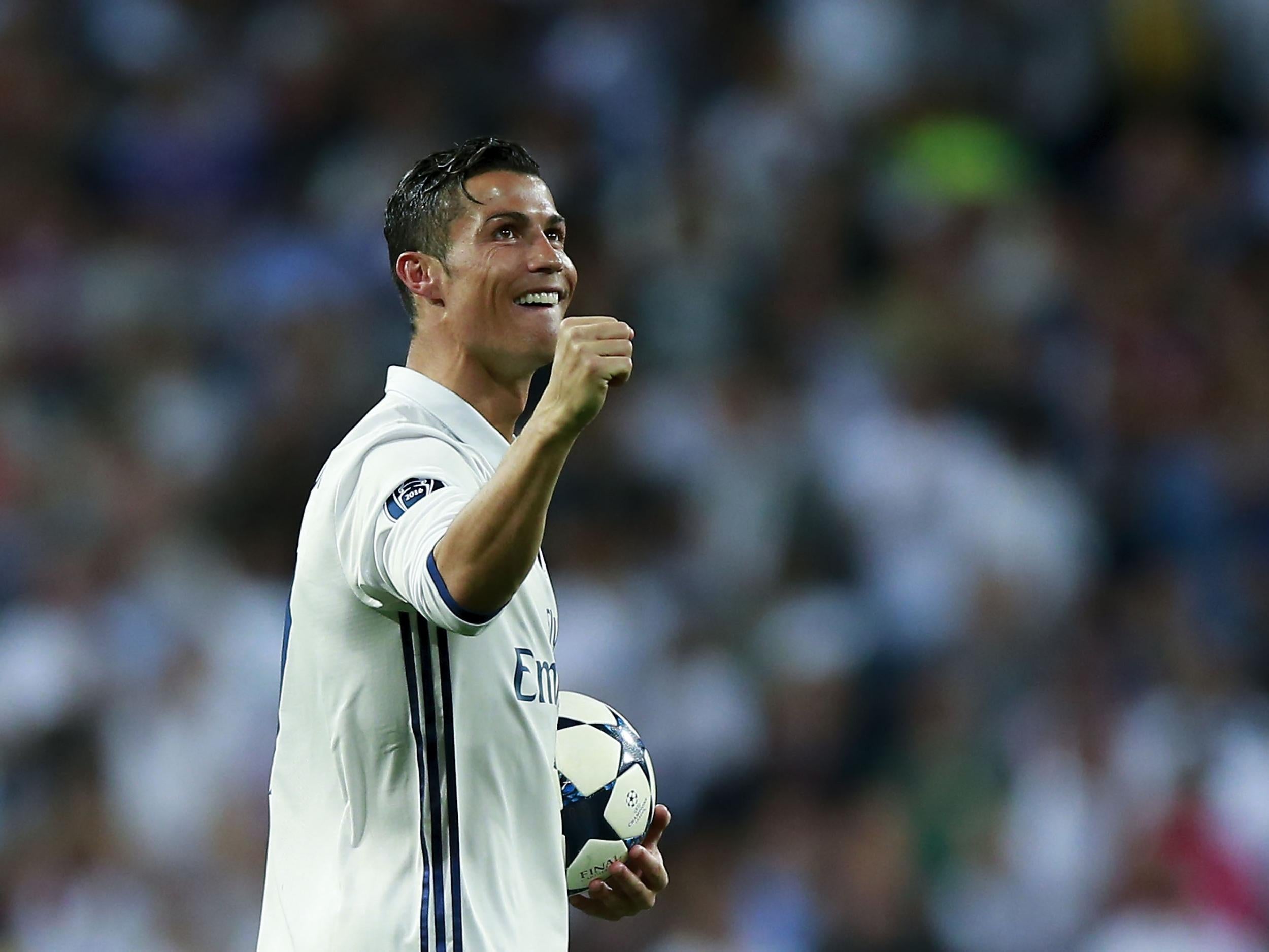 Ronaldo scored five of Madrid's six goals in their tie against Bayern