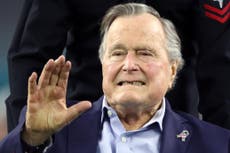 George HW Bush apologises after sexual assault allegations