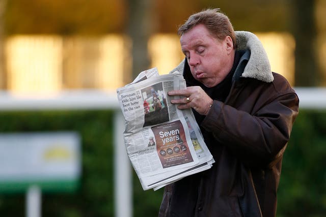 Redknapp has not yet had a chance to study his players