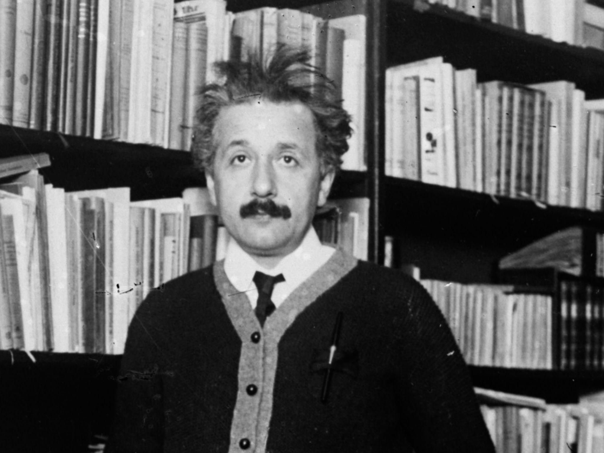 Einstein (above) was a German-born theoretical physicist who developed the theory of relativity