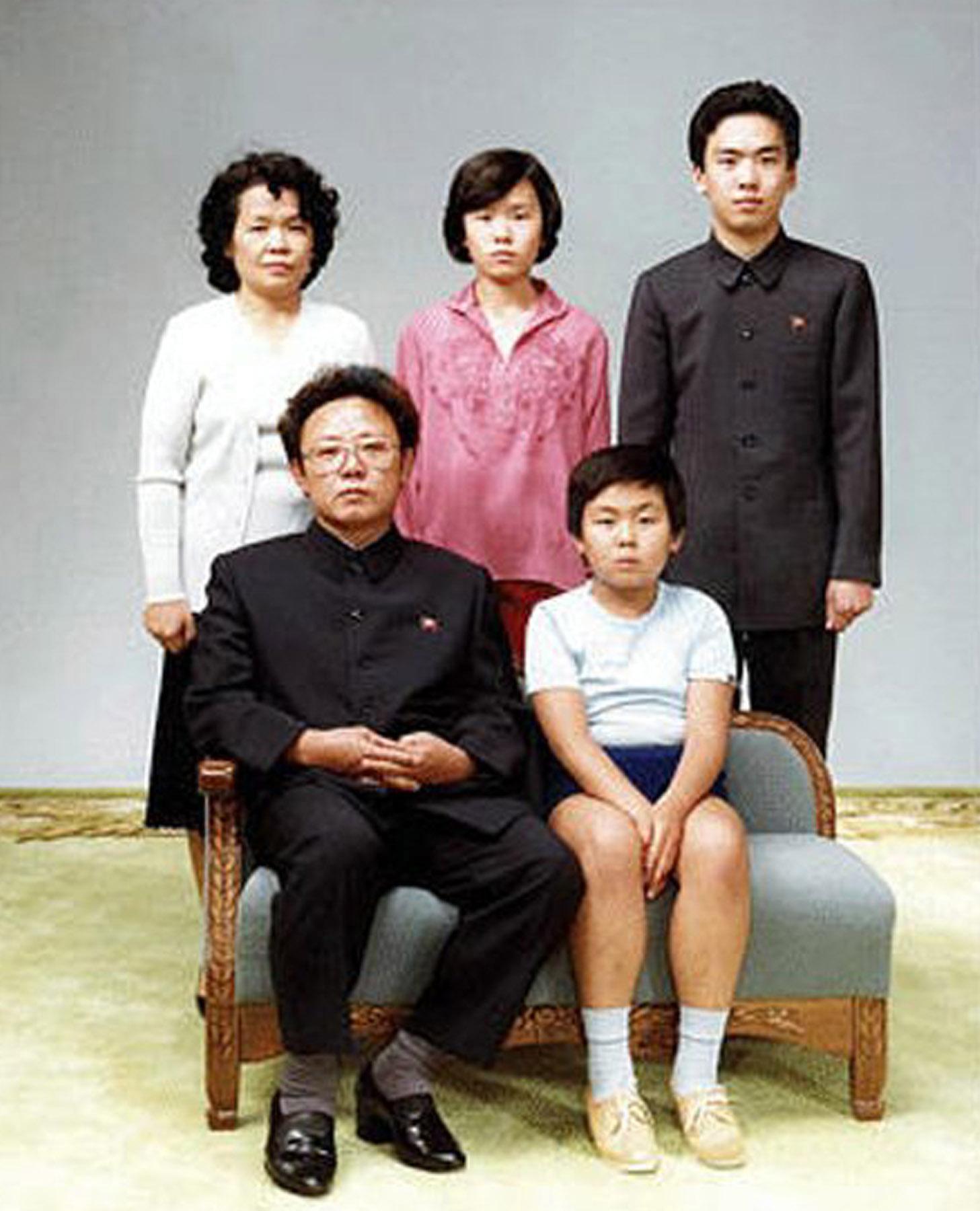 Kim Jong Il poses with his first-born son Kim Jong Nam in this 1981 family photo in Pyongyang (Choongang Monthly Magazine/Newsmakers/Getty)
