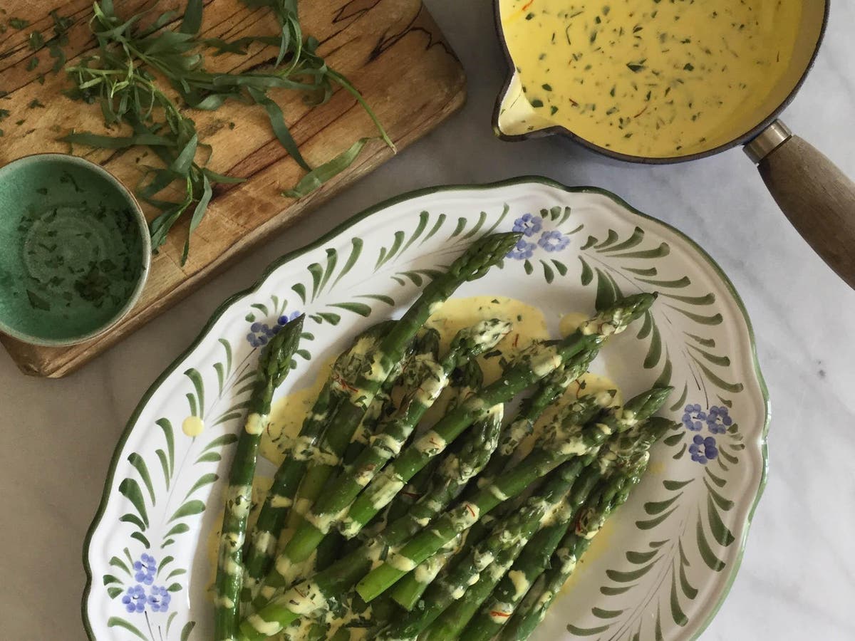 How to make asparagus with tarragon and saffron cream The Independent