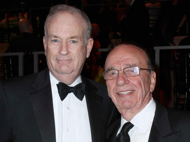 Bill O'Reilly and Rupert Murdoch at the 2008 Time Magazine 100 Most Influential People in The World event