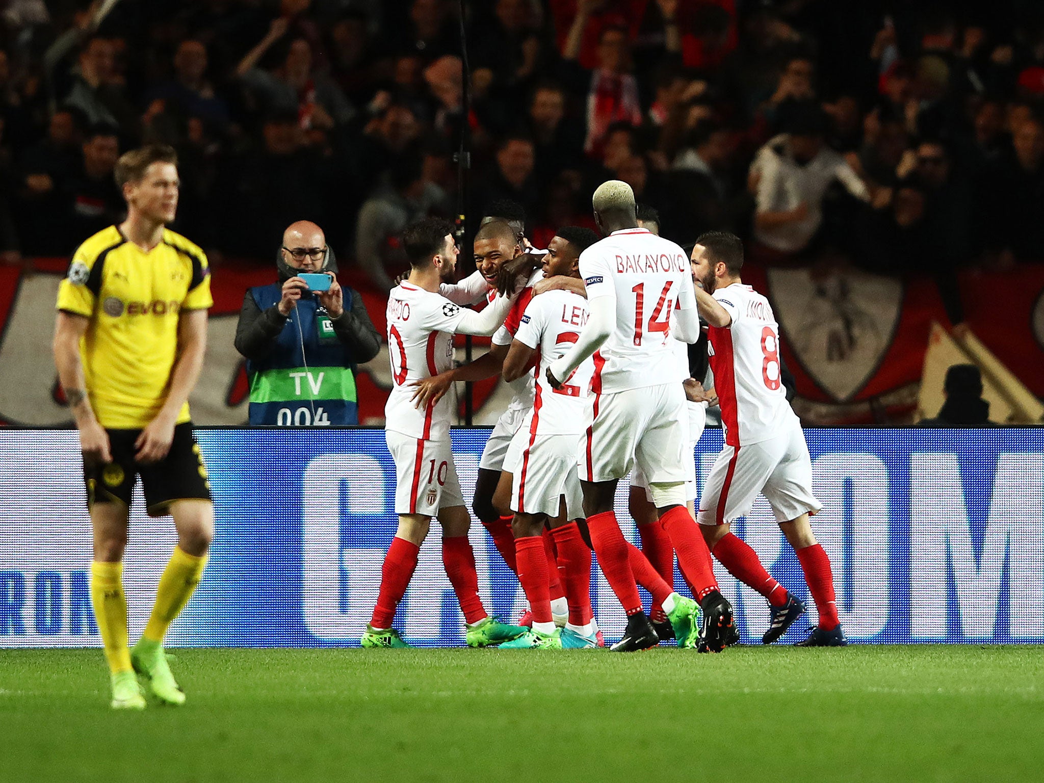 Kylian Mbappe scored after just three minutes to put Monaco ahead