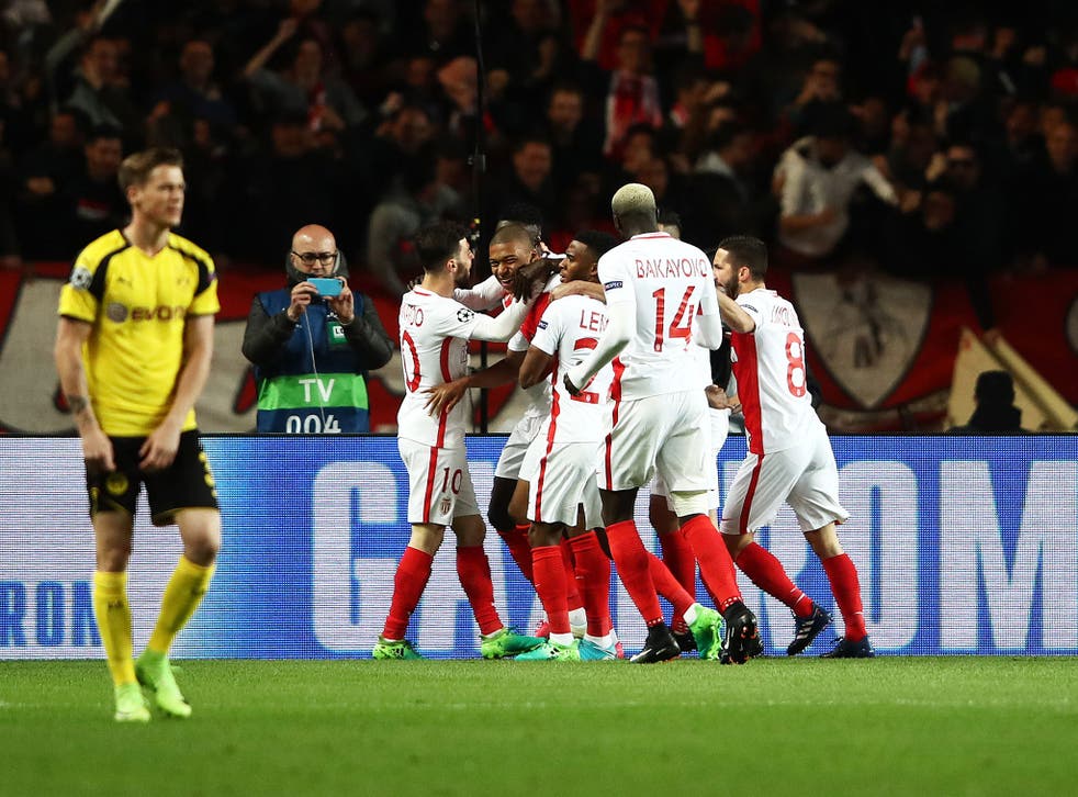 Monaco Cruise Through To Champions League Semi Finals After Brushing Aside Borussia Dortmund The Independent The Independent Monaco Cruise Through To Champions League Semi Finals After Brushing Aside Borussia Dortmund The Independent The Independent