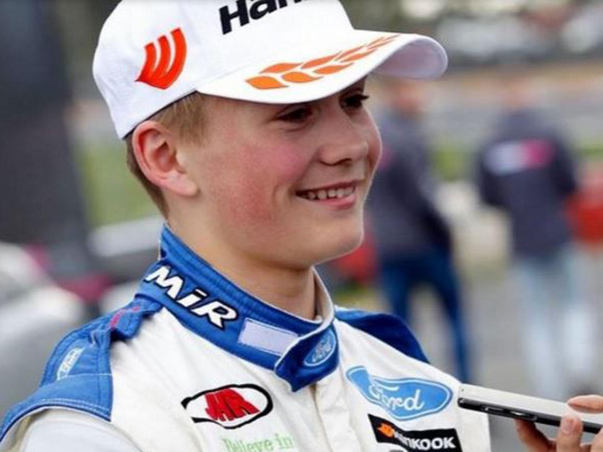 Billy Monger has thanked everyone for their support following the crash
