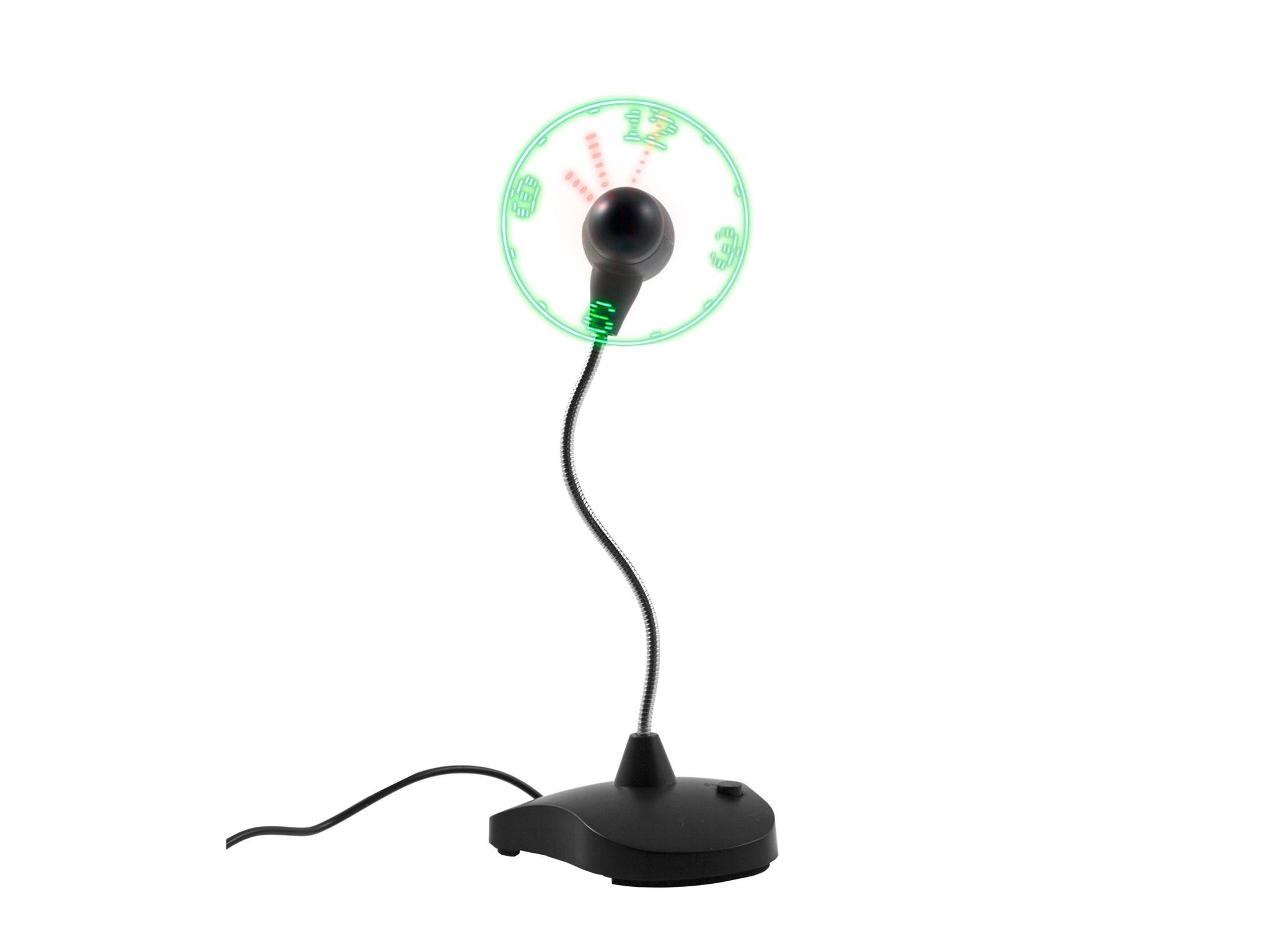10 Best Cooling Fans The Independent Red5 Led Clock Fan With Stand 12 99 Menkind