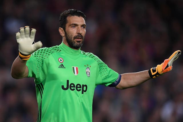 Buffon has never won the Champions League but been to two finals