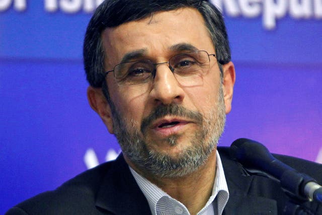 Iran's former president Mahmoud Ahmadinejad