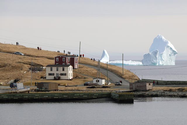 The Ferryland iceberg is so huge that you can feel its chill even miles away on the shore