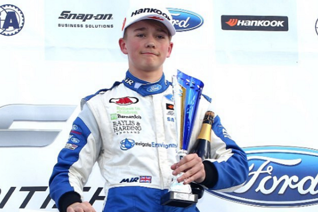 Billy Monger has been described as an 'extremely talented young driver'