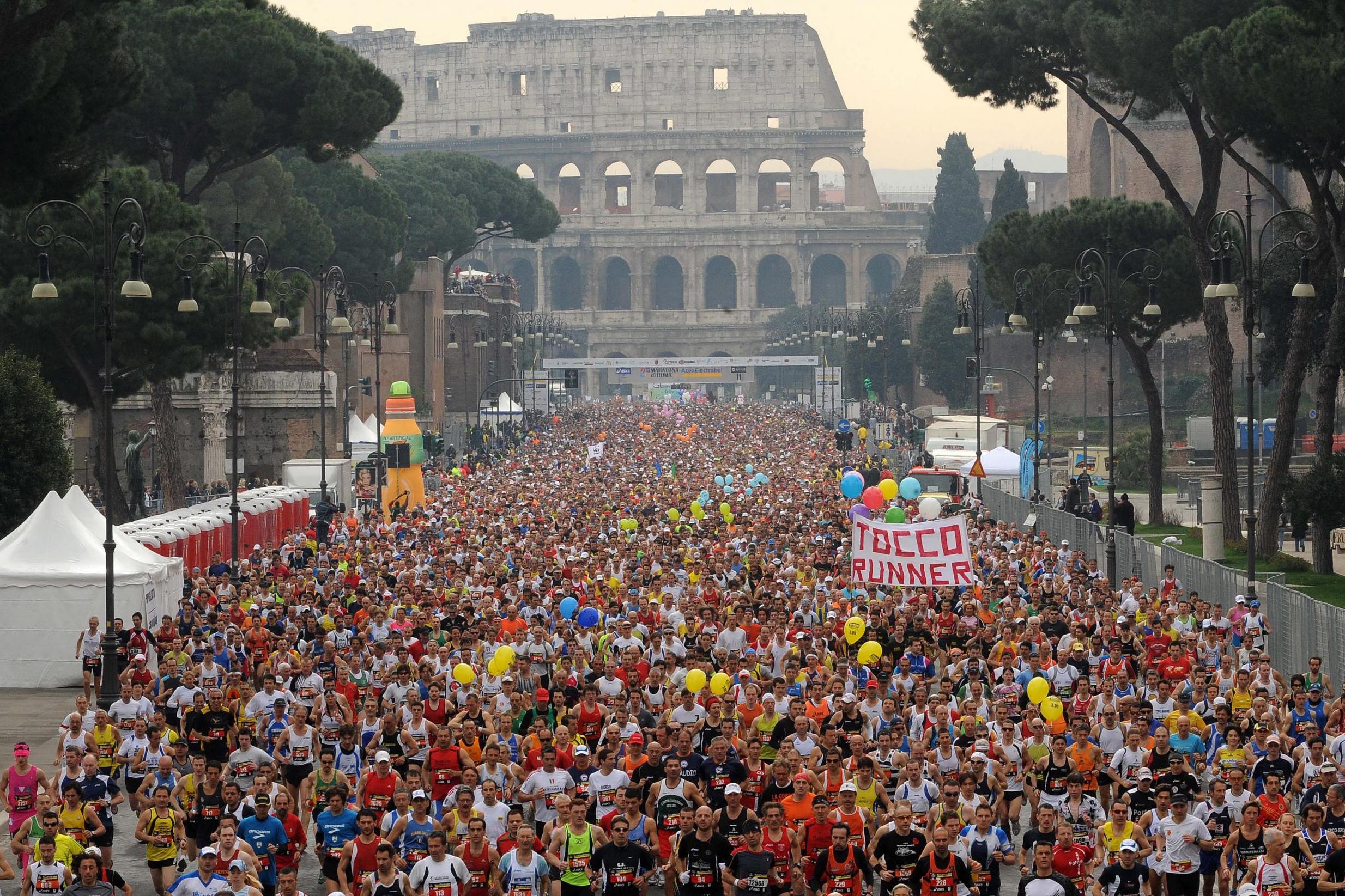 When in Rome: you have a somewhat glorious backdrop, y’know (Getty)