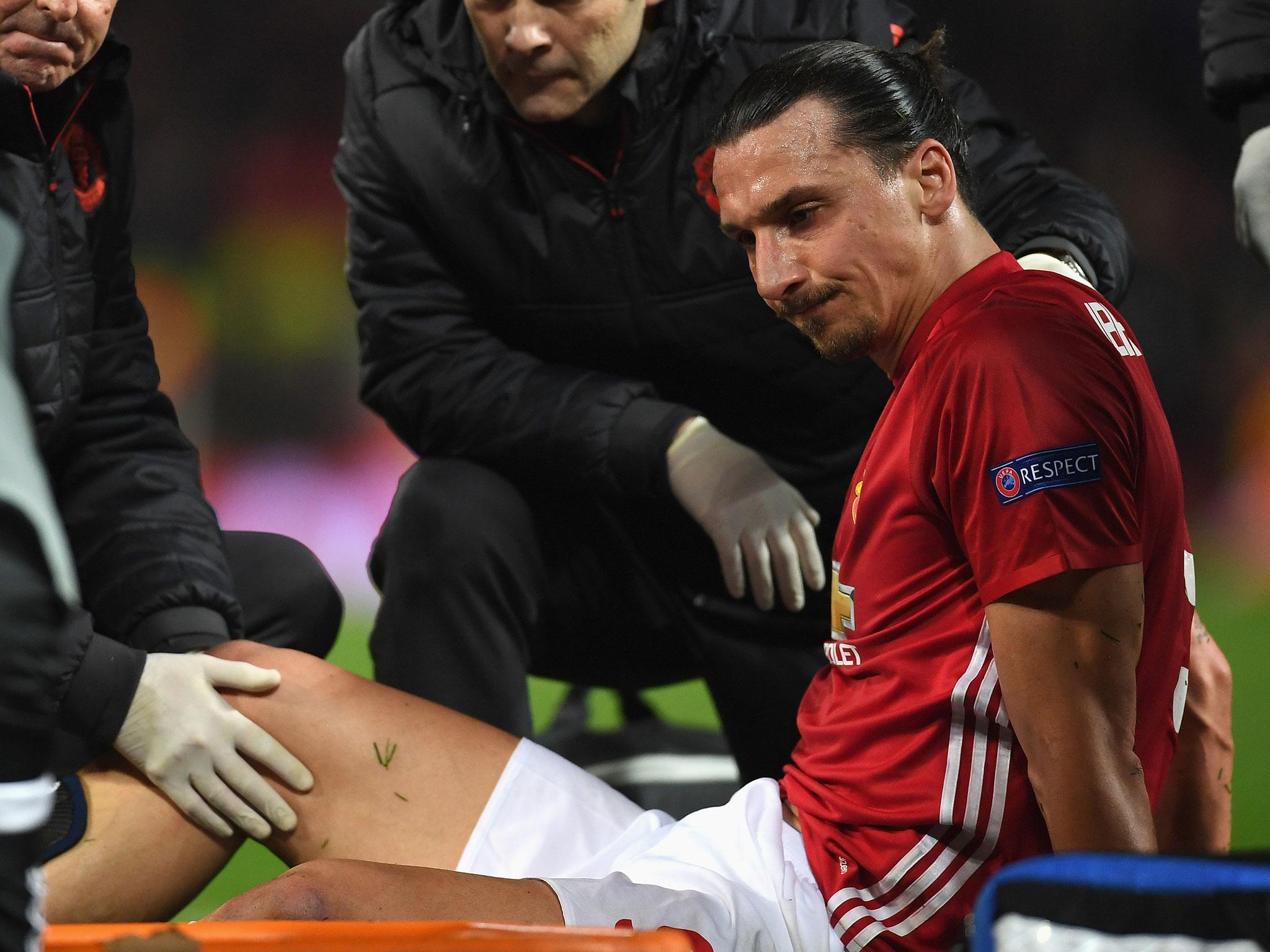 Zlatan Ibrahimovic is not expected to play again until 2018