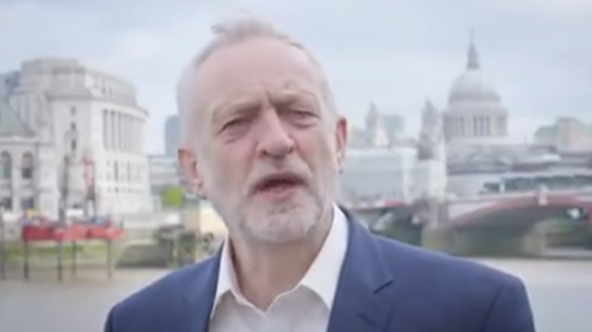 Jeremy Corbyn delivers his Easter message