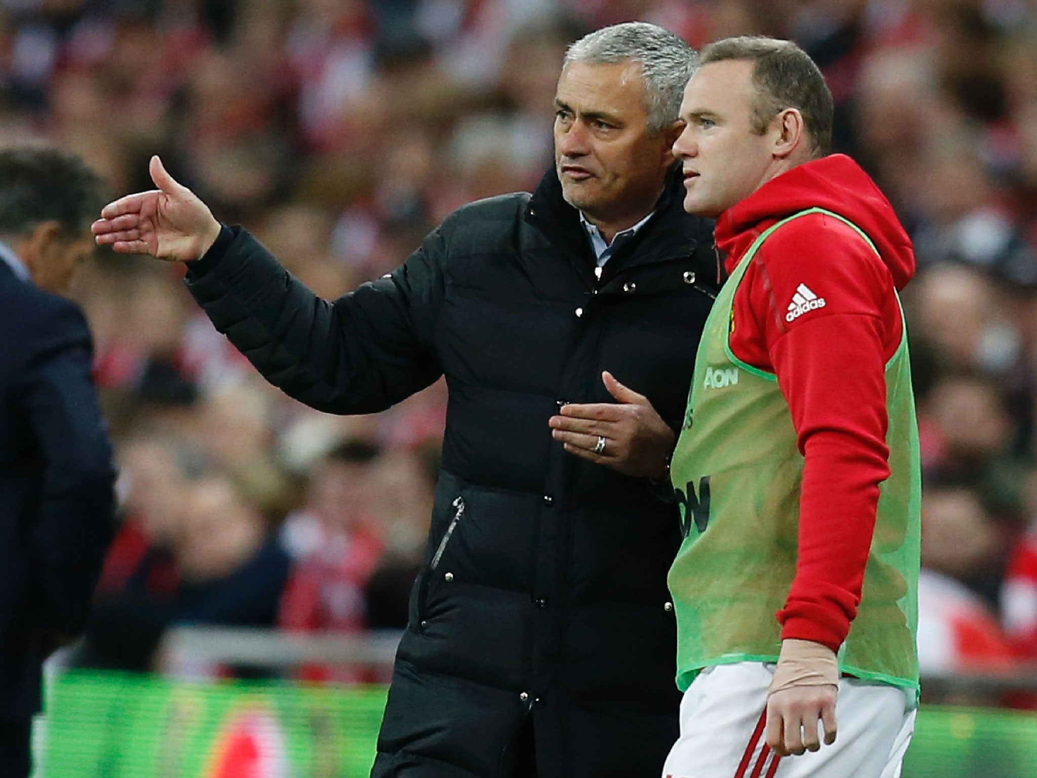 Jose Mourinho has confidence in playing Wayne Rooney even though he is struggling with injury