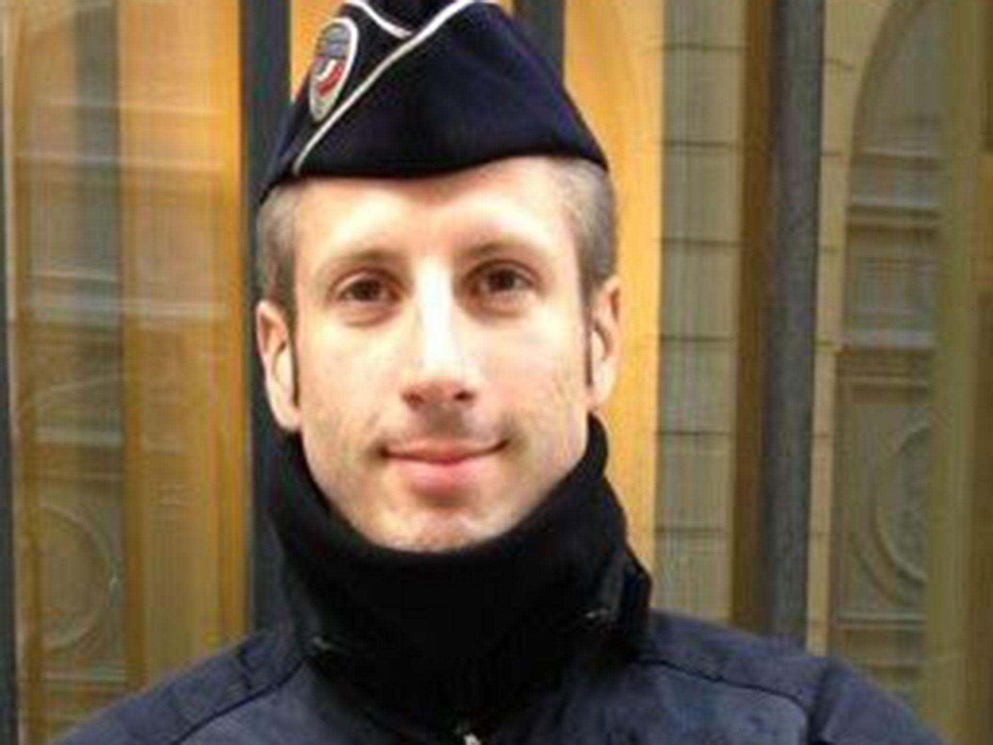 The tour started at the point where French police officer Xavier Jugelé was shot dead in April