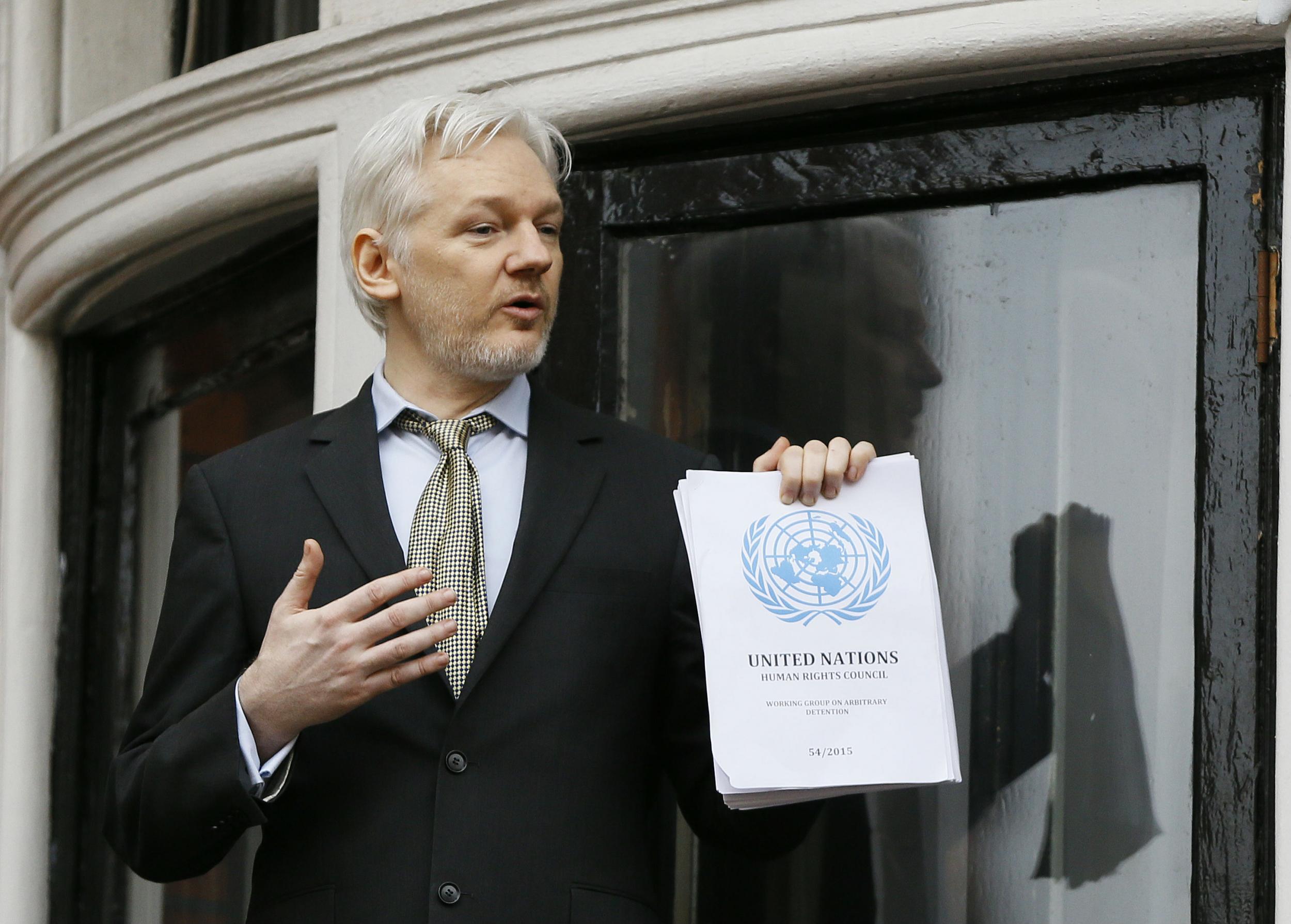 Mr Assange has long warned the US was seeking to detain him