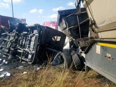 At least 20 school children killed in South Africa car crash