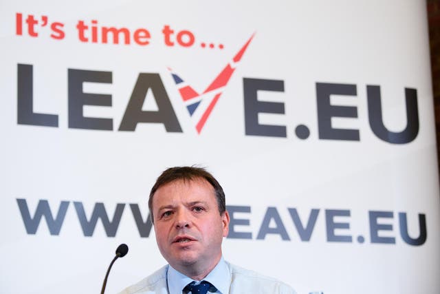 Arron Banks is one of the co-founders of EU and its most recognisable face