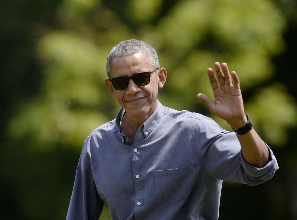 He’s back: The former US President is set to return to the public stage on Monday 