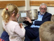 Corbyn triumphs in his first election campaign test – meeting children