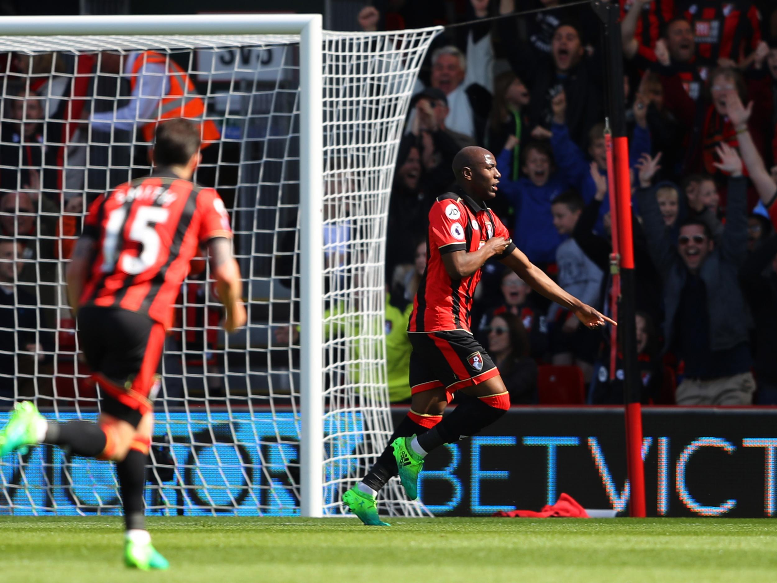 Afobe got the second goal of the game