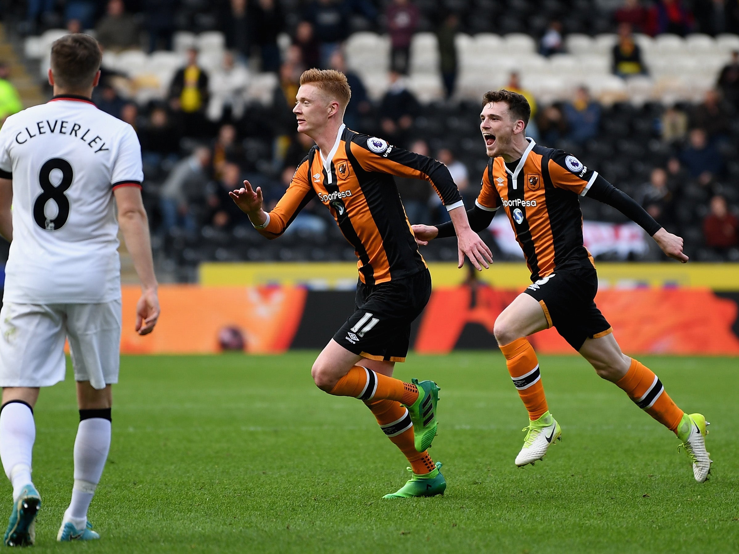 Clucas doubled Hull's lead in the second half